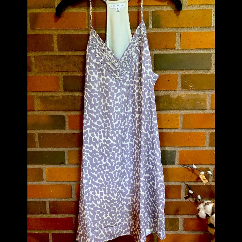 Socialite size M lavender summer dress NEW!